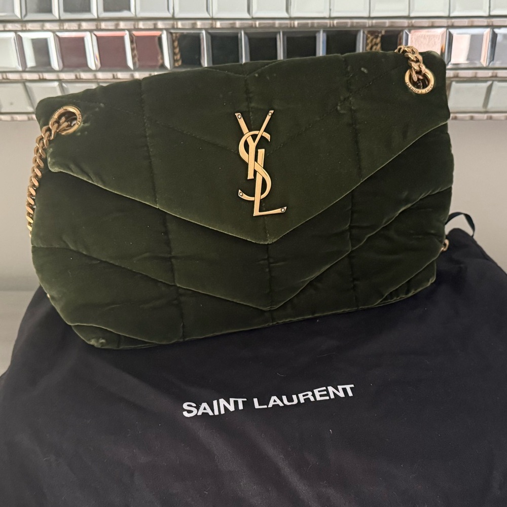 YSL LouLou Puffer Quilted  Shoulder Bag